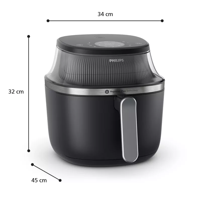 Philips 3000 Series Ovi XL NA341/00 karstā gaisa fritieris - RapidAir Plus gaisa fritieris uz galda