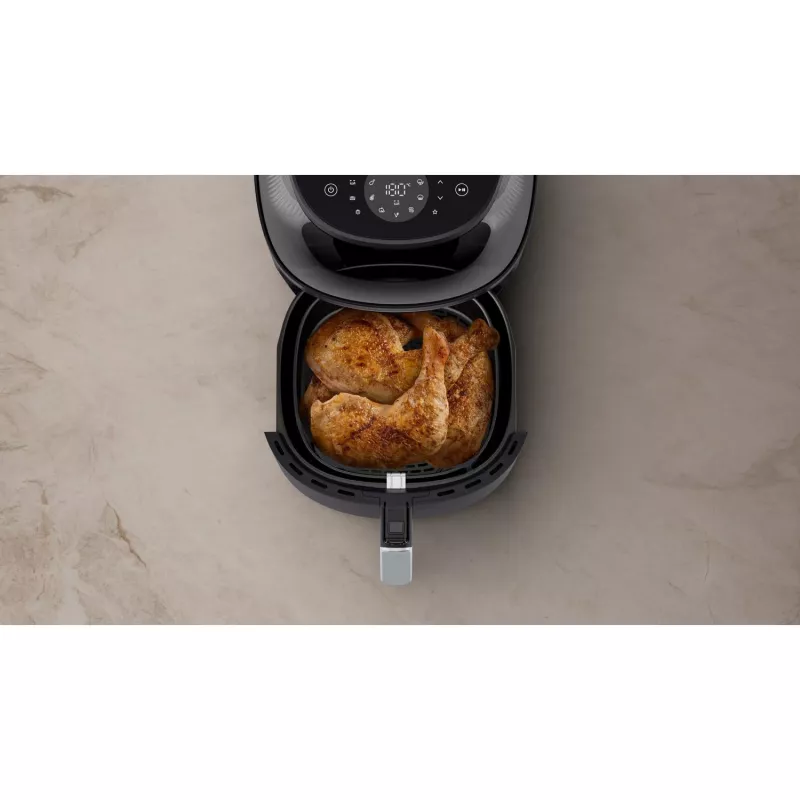 Philips 3000 series NA331/00 friteuse Atsevišķa 6.2 L Brīvi stāvoša 1700 W Karstā gaisa friteuse Melna, Sudraba