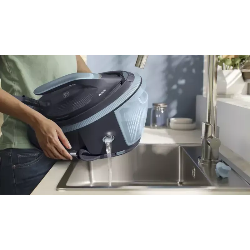 Tvaika ģeneratora gludeklis Philips PerfectCare 7000 Series PSG7300/20 — 3120 W, 1,5 L tvertne, 650 g/min pastiprinājums, SteamGlide Elite gludināšanas zole