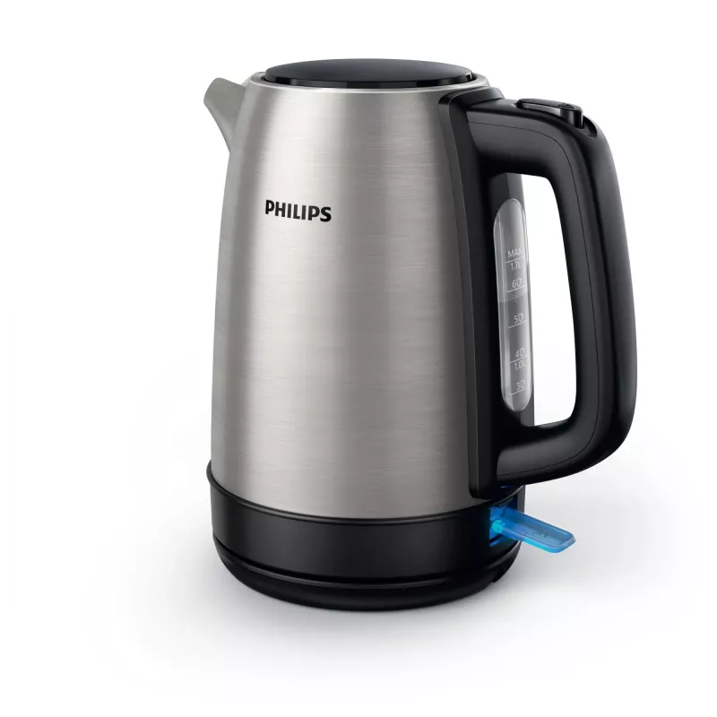 Philips Daily Collection HD9350/94 elektriskā tējkanna 1,7 L 2020 W melna, nerūsējošais tērauds