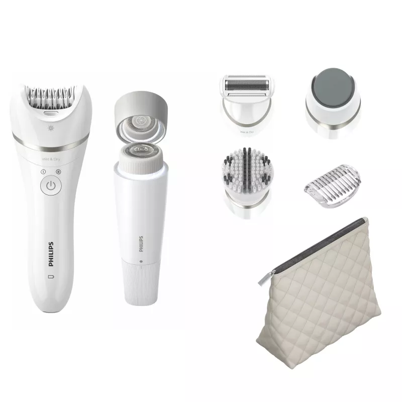 Philips Beauty Set Series 9000 BRE770/92 visa ķermeņa 32 pincetes