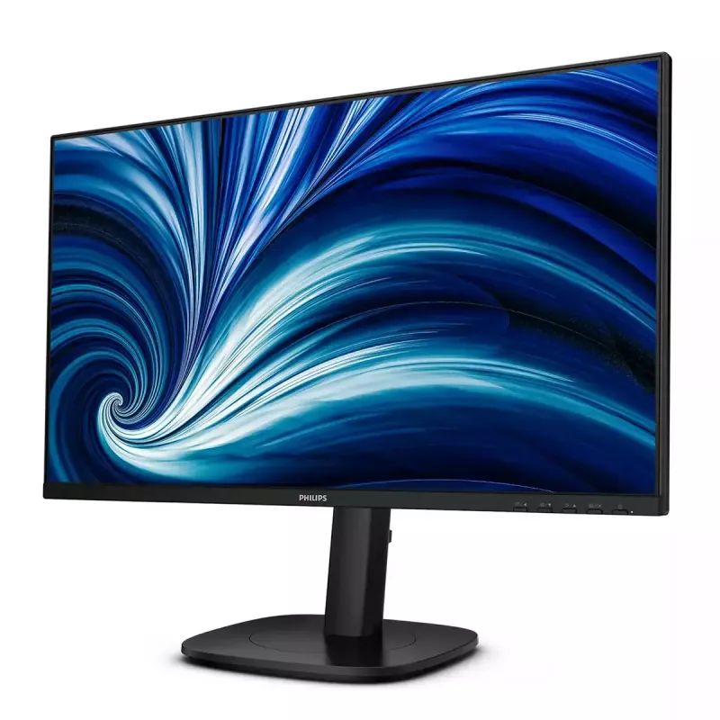Monitors Philips 24B2U3601 23,8 collas (60,5 cm) IPS Quad HD 2560x1440, USB 3.2 centrmezgls, USB-C, skaļruņi, augstuma regulēšana, VESA, melns