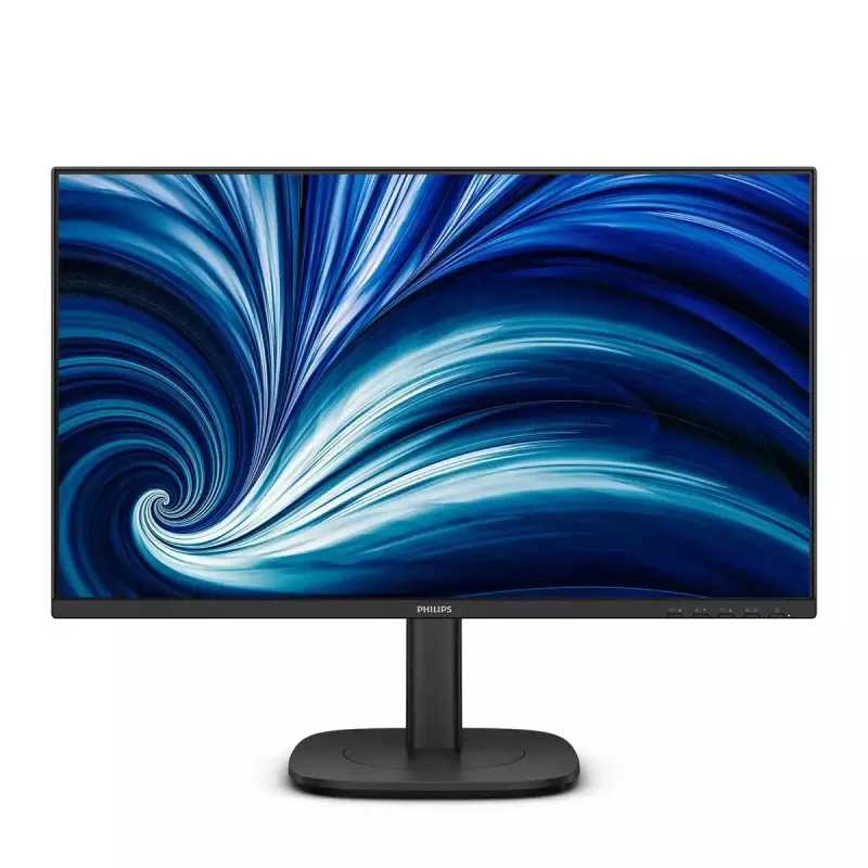 Monitors Philips 24B2U3601 23,8 collas (60,5 cm) IPS Quad HD 2560x1440, USB 3.2 centrmezgls, USB-C, skaļruņi, augstuma regulēšana, VESA, melns