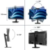 Computer monitor Philips 27B2N3500JH 27 inch (68.6 cm) IPS LCD Quad HD 2560×1440, 4 ms, 350 cd/m², USB hub, speakers, VESA, Melns