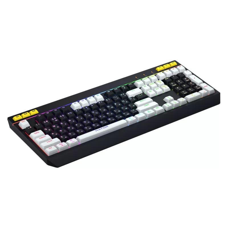 HATOR Icefall tastatūra Spēļu USB QWERTY US English Melna RGB LED