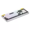 HATOR Icefall tastatūra spēlēm USB QWERTY US English balta pilna izmēra RGB LED