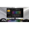 HATOR Icefall tastatūra spēlēm USB QWERTY US English balta pilna izmēra RGB LED