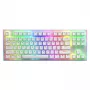 HATOR Gravity X TKL klaviatūra spēlēm USB QWERTY US English balta