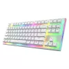 HATOR Gravity X TKL klaviatūra spēlēm USB QWERTY US English balta