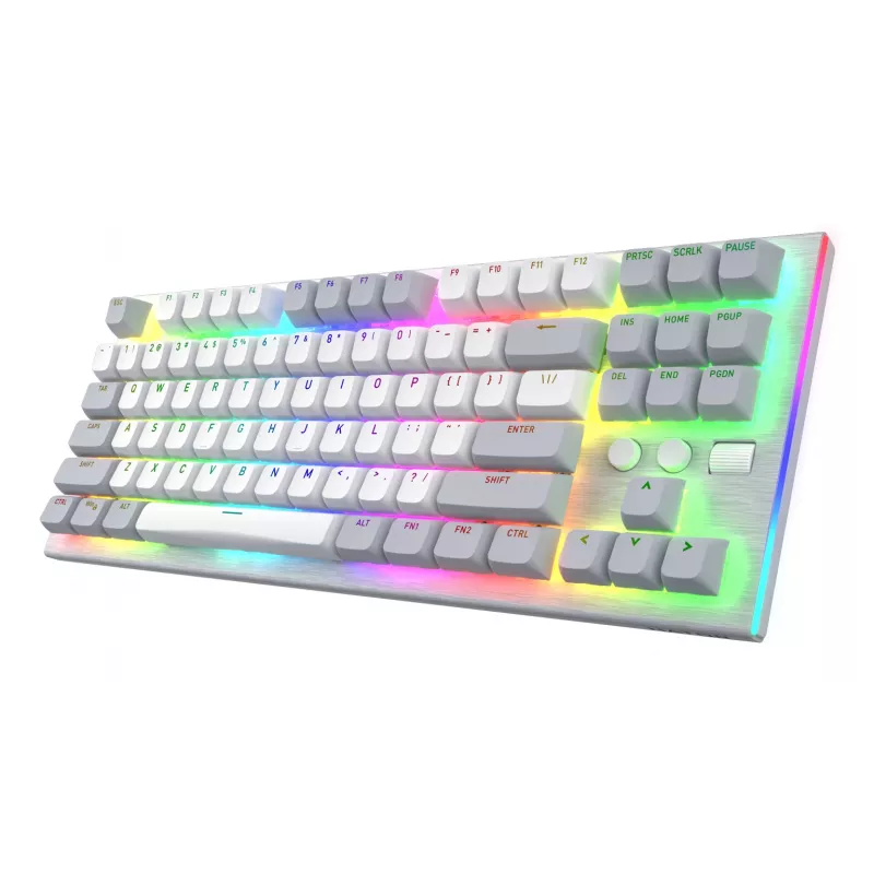 HATOR Gravity TKL tastatūra Spēļu USB QWERTY ASV angļu Balts