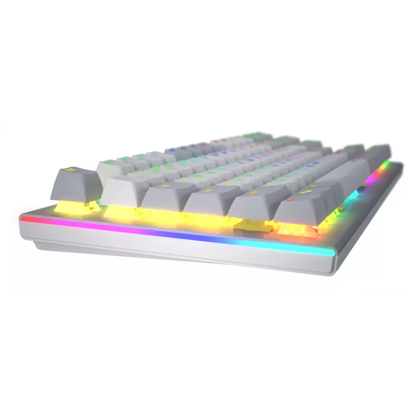 HATOR Gravity TKL tastatūra Spēļu USB QWERTY ASV angļu Balts