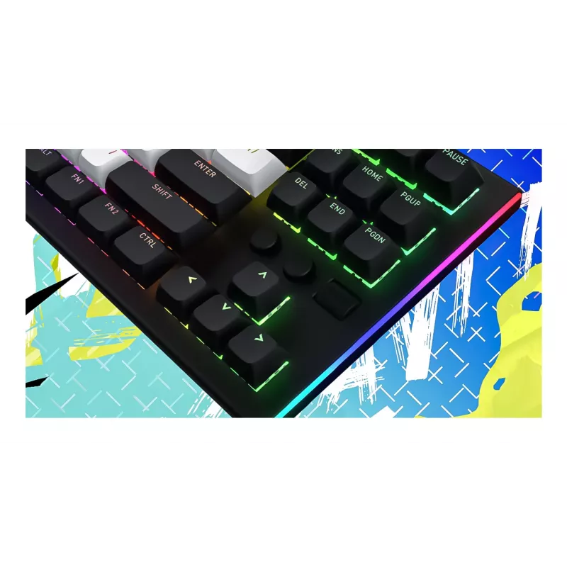 HATOR Gravity TKL tastatūra Spēļu USB QWERTY ASV angļu Balts