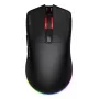 HATOR Pulsar 3 Wireless, melna - Optiskie dzeltenie 100M slēdži PixArt PMW 3311 (HTM630)