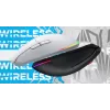 HATOR Pulsar 3 Wireless, balta - optiskie dzeltenie 100M slēdži PixArt PMW 3311 (HTM631)