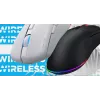 HATOR Pulsar 3 Wireless, balta - optiskie dzeltenie 100M slēdži PixArt PMW 3311 (HTM631)