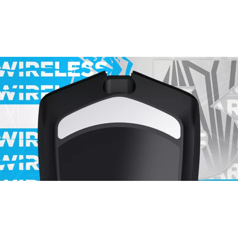 HATOR Pulsar 3 Wireless, balta - optiskie dzeltenie 100M slēdži PixArt PMW 3311 (HTM631)