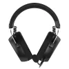 HATOR HYPERGANG 3 Hi-Res austiņas ar vadu, galvas lentes veida, spēlēm, USB Type-C / USB Type-A, melnas