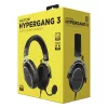 HATOR HYPERGANG 3 Hi-Res austiņas ar vadu, galvas lentes veida, spēlēm, USB Type-C / USB Type-A, melnas