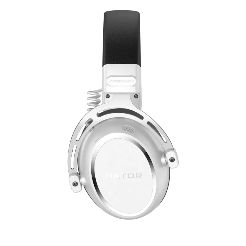HATOR HYPERGANG 3 Hi-Res Headset Wired Head-band Gaming USB Type-C / USB Type-A balta