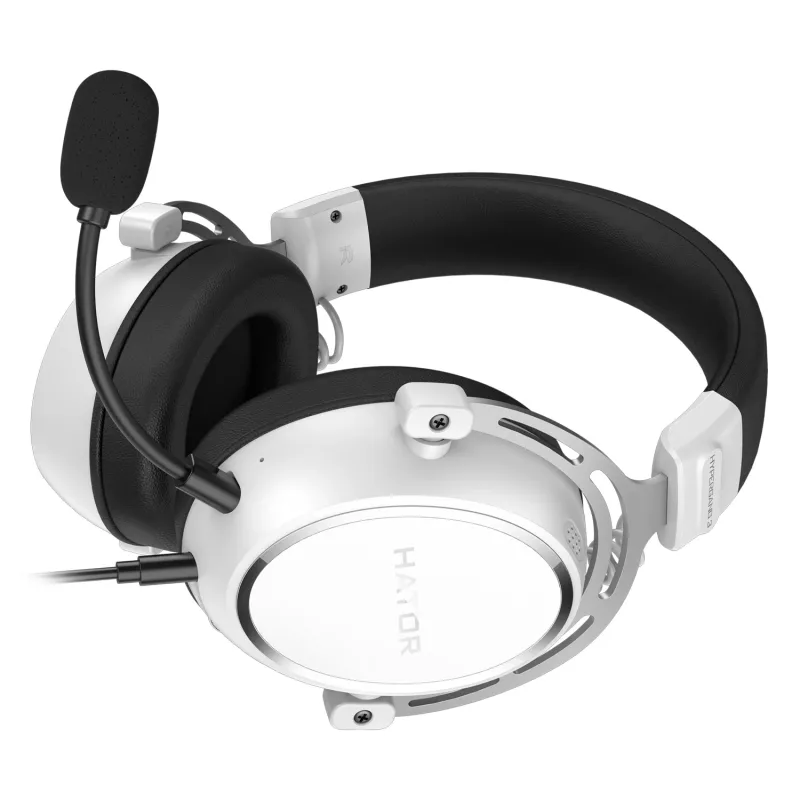 HATOR HYPERGANG 3 Hi-Res Headset Wired Head-band Gaming USB Type-C / USB Type-A balta