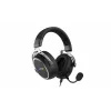 HATOR Hypergang 3 USB austiņas ar vadu un bezvadu, galvas lentes tipa, spēlēm, USB Type-C / USB Type-A, Bluetooth, melnas