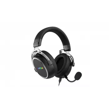 HATOR Hypergang 3 USB austiņas ar vadu un bezvadu, galvas lentes tipa, spēlēm, USB Type-C / USB Type-A, Bluetooth, melnas