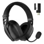 HATOR Hyperpunk 3 Wireless austiņas ar vadu un bezvadu savienojumu Galvas lente Spēļu USB Type-C / USB Type-A Bluetooth Melna