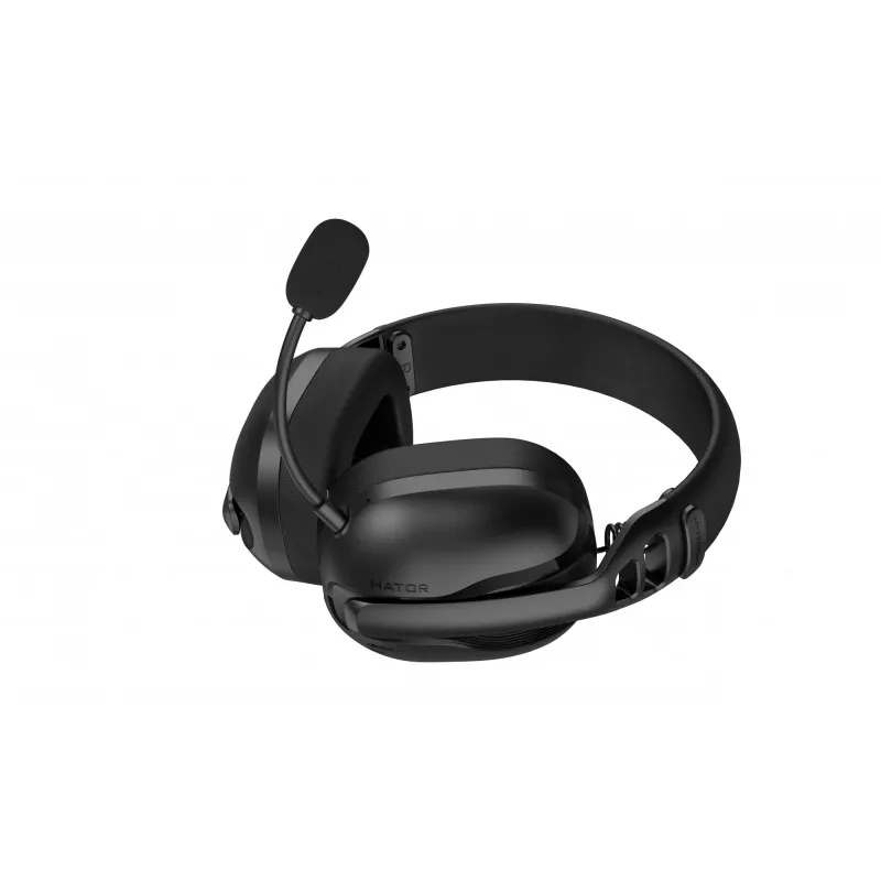 HATOR Hyperpunk 3 Wireless austiņas ar vadu un bezvadu savienojumu Galvas lente Spēļu USB Type-C / USB Type-A Bluetooth Melna