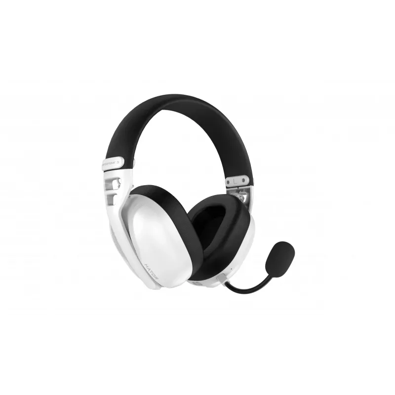 HATOR Hyperpunk 3 Wireless austiņas ar vadu un bezvadu savienojumu Galvas lente Spēlēm USB Type-C / USB Type-A Bluetooth Balts
