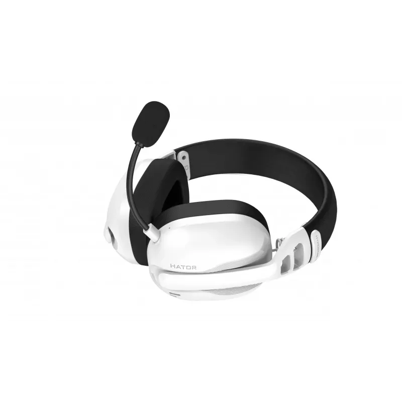 HATOR Hyperpunk 3 Wireless austiņas ar vadu un bezvadu savienojumu Galvas lente Spēlēm USB Type-C / USB Type-A Bluetooth Balts