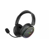 HATOR Phoenix 2 Wireless austiņas ar vadu un bezvadu savienojumu Galvas lente Spēlēm USB Type-C / USB Type-A Bluetooth Melns