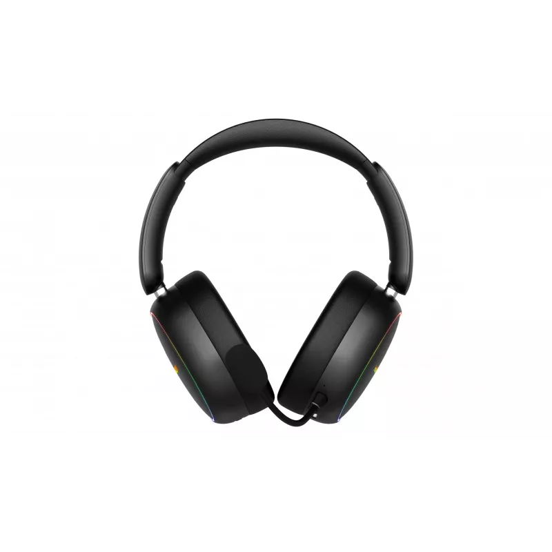 HATOR Phoenix 2 Wireless austiņas ar vadu un bezvadu savienojumu Galvas lente Spēlēm USB Type-C / USB Type-A Bluetooth Melns