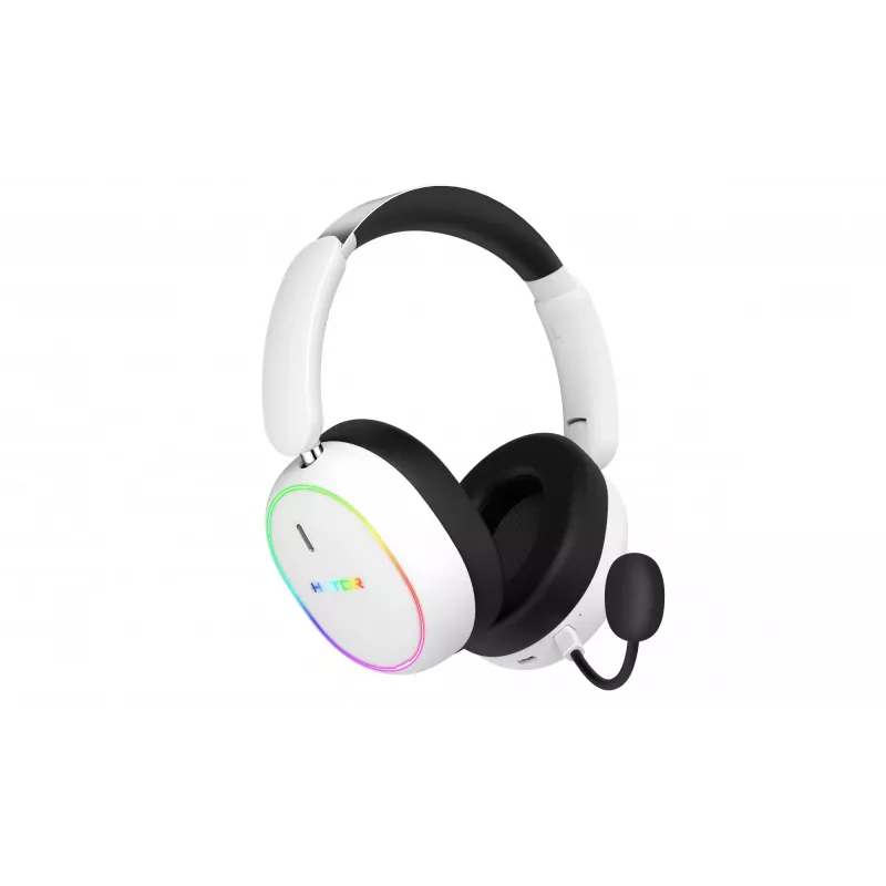 HATOR Phoenix 2 Wireless austiņas Vadu un bezvadu Galvas lente Spēlēm USB Type-C / USB Type-A Bluetooth Balts
