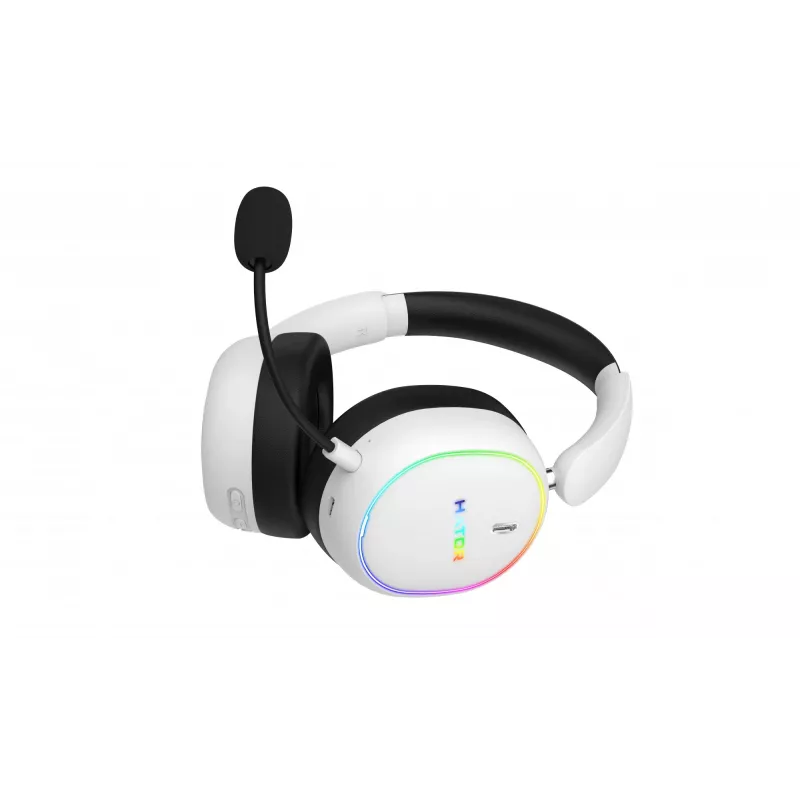 HATOR Phoenix 2 Wireless austiņas Vadu un bezvadu Galvas lente Spēlēm USB Type-C / USB Type-A Bluetooth Balts