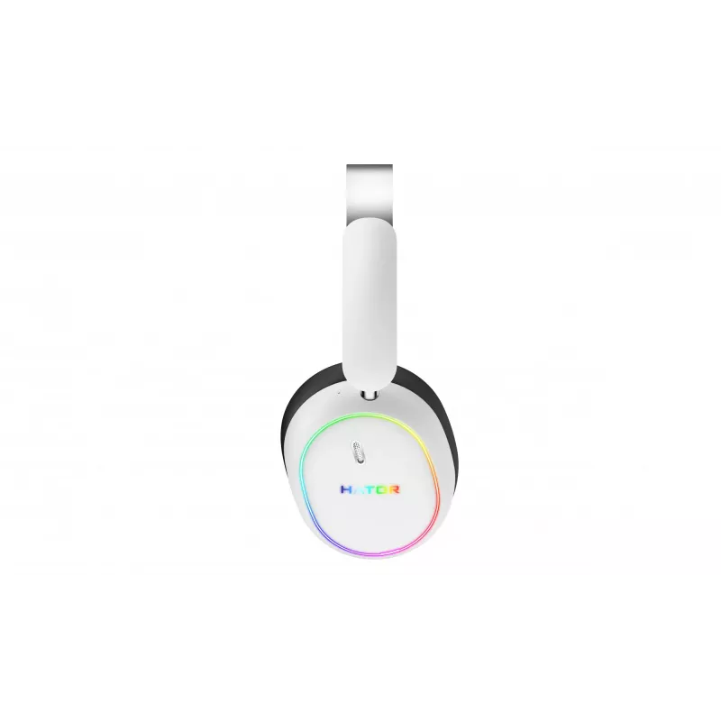 HATOR Phoenix 2 Wireless austiņas Vadu un bezvadu Galvas lente Spēlēm USB Type-C / USB Type-A Bluetooth Balts
