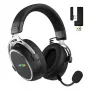 HATOR Hypergang 3 Wireless austiņas ar galvas loku Spēļu USB Type-C / USB Type-A Bluetooth Melns