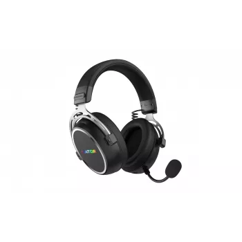 HATOR Hypergang 3 Wireless austiņas ar galvas loku Spēļu USB Type-C / USB Type-A Bluetooth Melns
