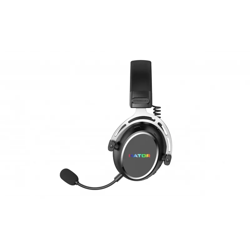 HATOR Hypergang 3 Wireless austiņas ar galvas loku Spēļu USB Type-C / USB Type-A Bluetooth Melns