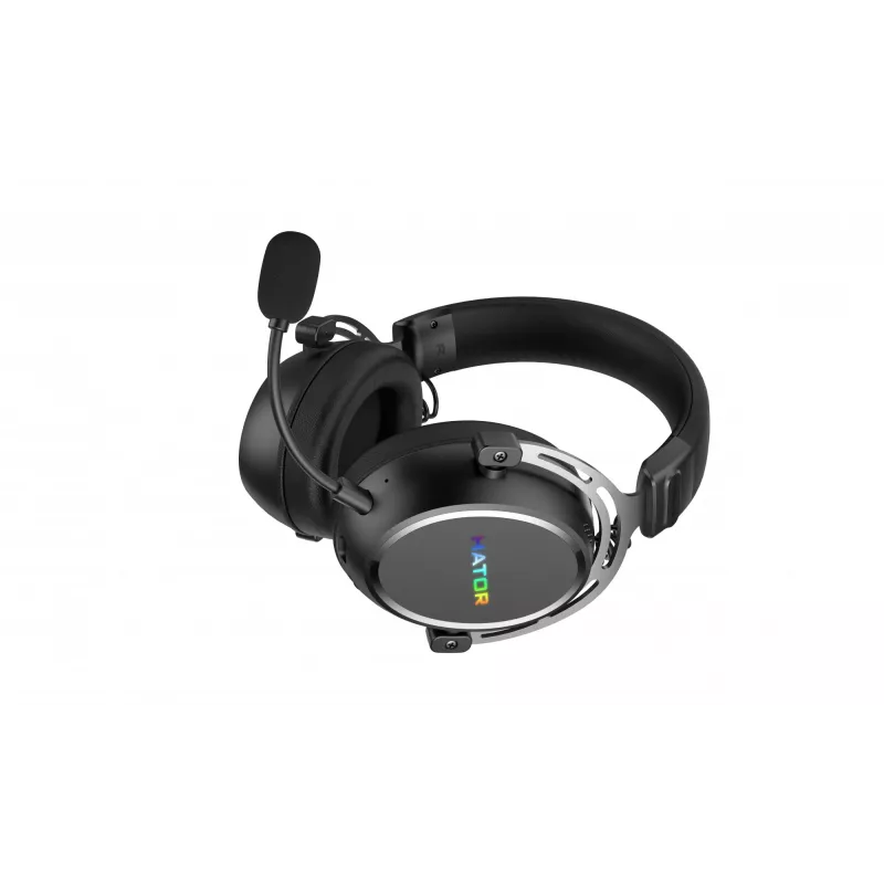 HATOR Hypergang 3 Wireless austiņas ar galvas loku Spēļu USB Type-C / USB Type-A Bluetooth Melns
