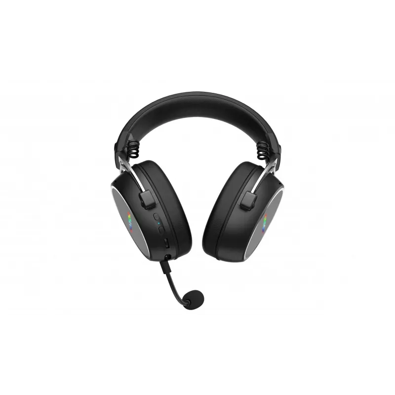 HATOR Hypergang 3 Wireless austiņas ar galvas loku Spēļu USB Type-C / USB Type-A Bluetooth Melns