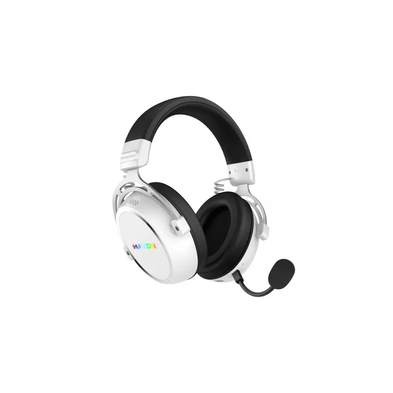 HATOR Hypergang 3 Wireless austiņas Uz galvas Gaming USB Type-C / USB Type-A Bluetooth Baltas