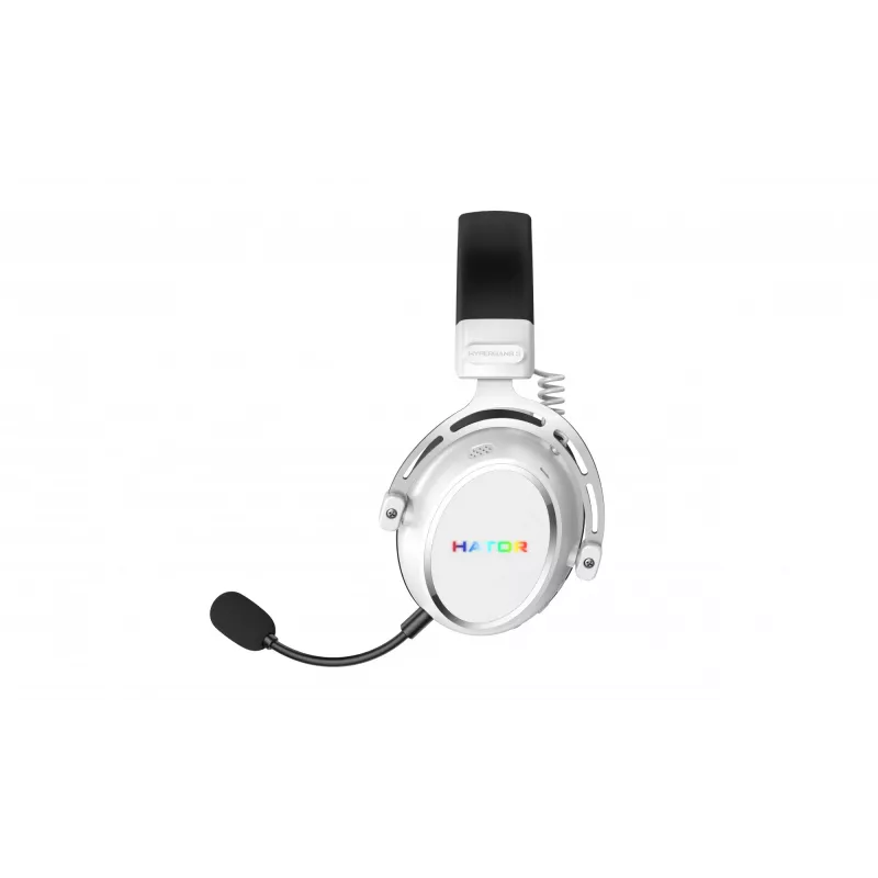 HATOR Hypergang 3 Wireless austiņas Uz galvas Gaming USB Type-C / USB Type-A Bluetooth Baltas