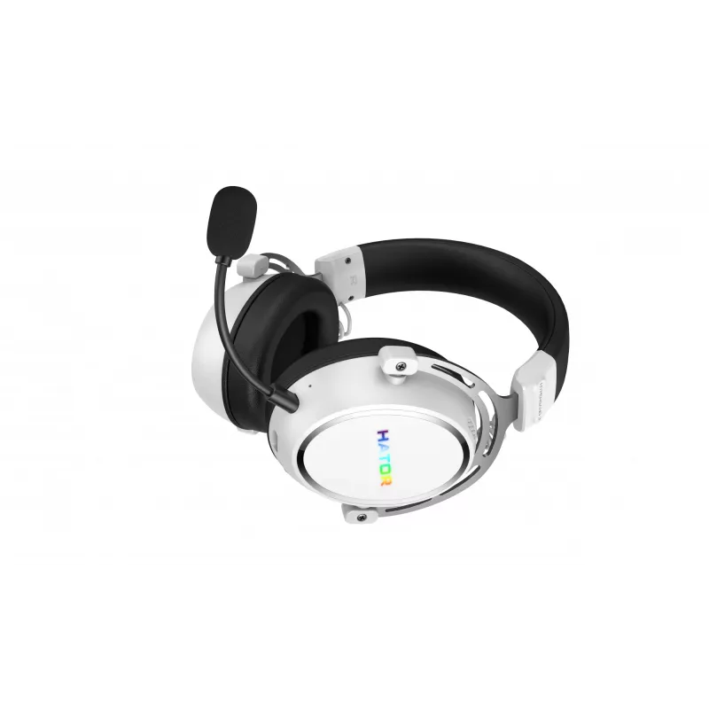 HATOR Hypergang 3 Wireless austiņas Uz galvas Gaming USB Type-C / USB Type-A Bluetooth Baltas