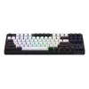 HATOR Rockfall 3 TKL Wireless, melna, QMK/VIA, OMA profila balta-melna taustiņu vāciņi Tastatūra - lineāri mehāniski hotswap slēdži - US - ANSI izkārtojums (HTK850)