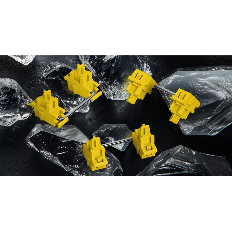 HATOR Rockfall 3 TKL Wireless, melna, QMK/VIA, OMA profila balta-melna taustiņu vāciņi Tastatūra - lineāri mehāniski hotswap slēdži - US - ANSI izkārtojums (HTK850)