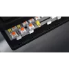 HATOR Rockfall 3 TKL Wireless, melna, QMK/VIA, OMA profila balta-melna taustiņu vāciņi Tastatūra - lineāri mehāniski hotswap slēdži - US - ANSI izkārtojums (HTK850)