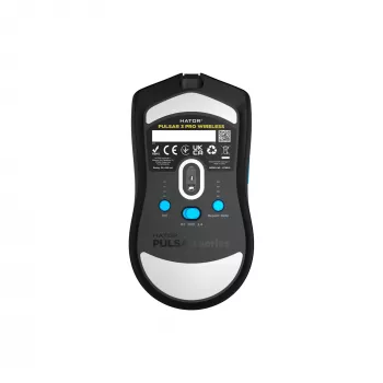 HATOR Pulsar 3 PRO Wireless pele Spēlēm Labās rokas RF Wireless + Bluetooth + USB Type-A Optiskais 30000 DPI