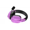 HATOR Hyperpunk 3 Wireless austiņu komplekts ar vadu un bezvadu savienojumu, galvas lentes tips, spēlēm, USB Type-C / USB Type-A, Bluetooth, violets
