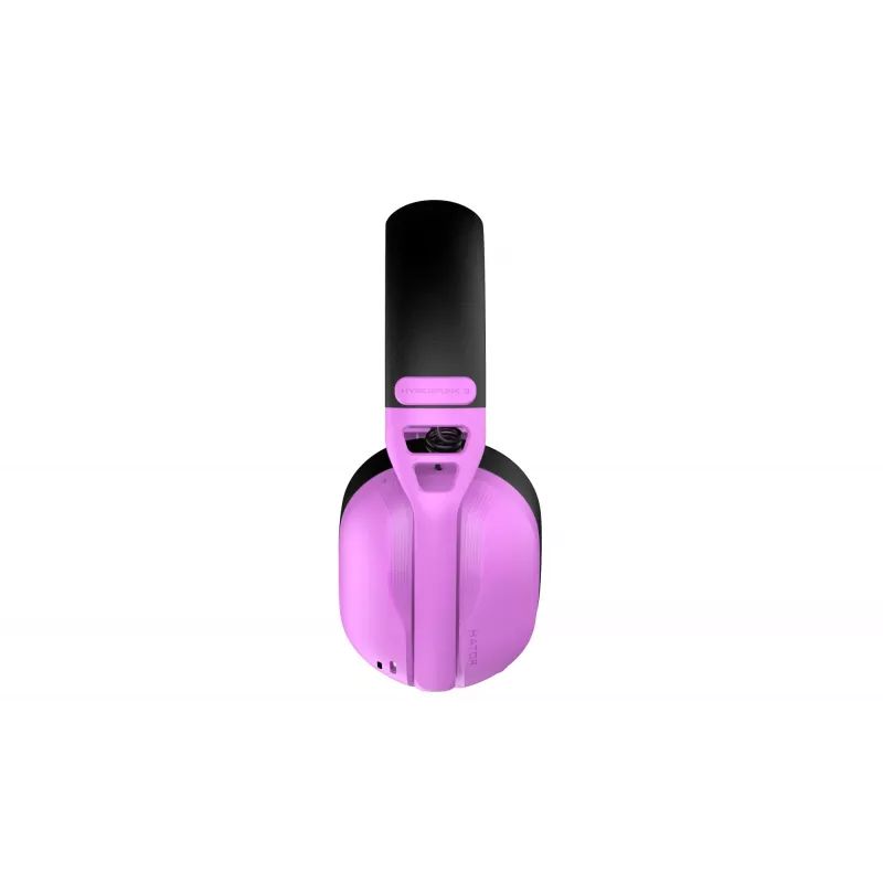 HATOR Hyperpunk 3 Wireless austiņu komplekts ar vadu un bezvadu savienojumu, galvas lentes tips, spēlēm, USB Type-C / USB Type-A, Bluetooth, violets