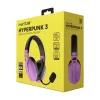 HATOR Hyperpunk 3 Wireless austiņu komplekts ar vadu un bezvadu savienojumu, galvas lentes tips, spēlēm, USB Type-C / USB Type-A, Bluetooth, violets